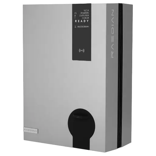 [RD-NEO-7-S-SILVER] [RD-NEO-7-S-S] Carregador para veículos elétricos Potência 7,4 kW / 32A / Monofásico Conetor tipo 2 Protecção IP55, IK10 Monitorização a partir da APP Cor prata metalizada