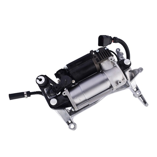 [ASK-VW007-CP2] Compressor de Suspensão - Audi Q7 (4L), Porsche Cayenne (9PA), VW Touareg I (7L), com suporte e sem enchimento de pneus