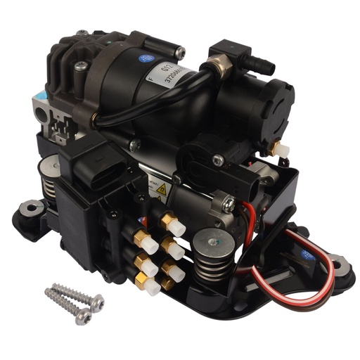 [ASK-BW021-CP2] Compressor de Suspensão a ar c/ Suporte + Módulo de Válvulas - BMW Série 7 G11/G12 2015-2022 (2WD+4WD)